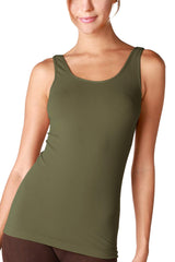 NIKIBIKI Women Seamless Basic Jersey Tank Top, Made in U.S.A, One Size