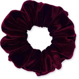 Velvet Scrunchies Premium Plush Soft Ponytail Holder Made in the USA Black