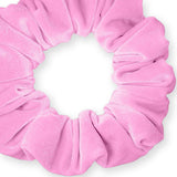 Velvet Scrunchies Jumbo Size Plush Big Ponytail Holders Thick Braided Locked Hair Big Made in the USA Green Pine