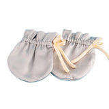 22 Momme Mulberry Silk Baby Mittens, Made in USA, Newborn no Scratch Gloves for Baby Boys Girls, Organic Silk Eczema Mittens