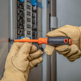 Klein Tools 85073INS Insulated Screwdriver Set features 1000V Phillips, Slotted and Square Tips, Cushion Grip Handles, 3-Piece