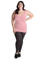 NIKIBIKI Women Seamless Premium Classic Tank Top, Made in U.S.A, Plus Size