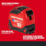 CRAFTSMAN Tape Measure, PROREACH, 25-Foot (CMHT37665S)