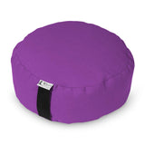 Bean's ZAFU - Meditation Floor Cushion - Round Earth Cotton Zen Yoga Pillow - Tibetan Style for Mindful Kneeling Prayer Seat - Made in USA - US Organic Buckwheat Hulls - Comfort Calm Contemplate