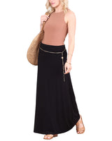 Popana Womens Long Maxi Skirt - Made in USA Long Skirts for Women Trendy - Casual Convertible Sundress Plus Size Maxi Skirt