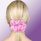 Velvet Scrunchies King Size Leopard XXL Plush Ponytail Holders Oversized Big Made in the USA