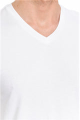 YURO-K Men's Short Sleeve V-Neck T-Shirt Premium Cotton Classic Short Sleeve V-Neck T-Shirt