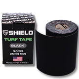 SHIELD Turf Tape Youth | Turf Tape Football Youth - Waterproof, USA Made, 5 Yards, Extra Arm Protection, 4-Way Stretch Flexibility, White