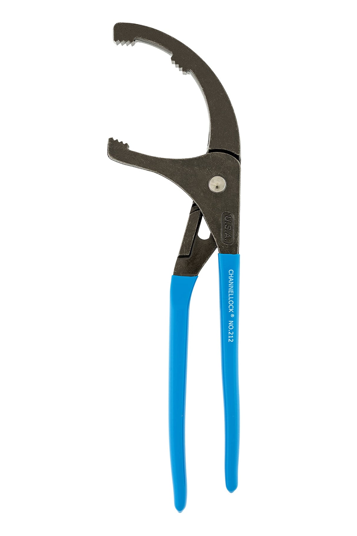 CHANNELLOCK 209 9-inch Oil Filter/PVC Pliers | Made in USA | 1.75 to 3-inch Jaw Capacity | Forged High Carbon Steel | Ideal for Engine Oil Filters, Conduit, and Fittings