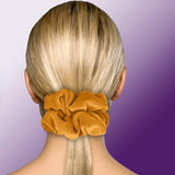 Velvet Scrunchies King Size Leopard XXL Plush Ponytail Holders Oversized Big Made in the USA