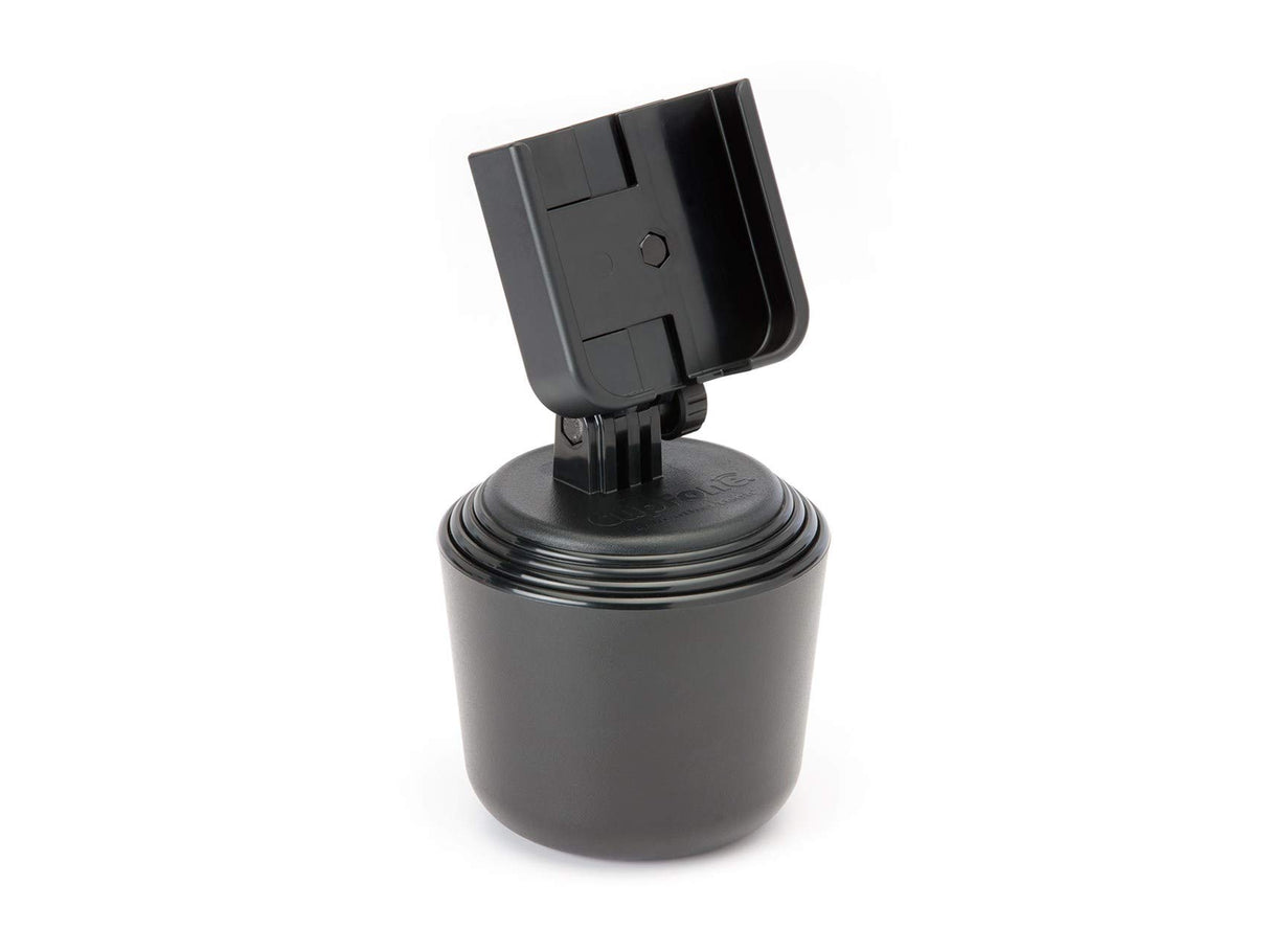 WeatherTech CupFone – Adjustable, Universal Cup Holder Phone Mount Accessory for Car – Compatible with iPhone & Other Smartphones – Open Access Design for Cell Phone Charging