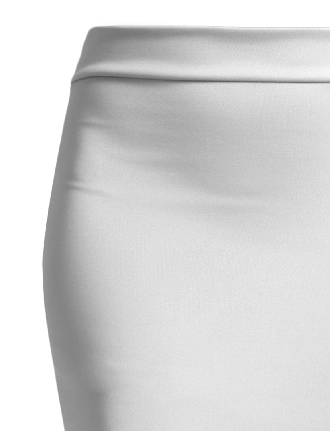 J. LOVNY Women's Elastic Waistband Stretch Bodycon Mini Length Pencil Skirt Made in USA