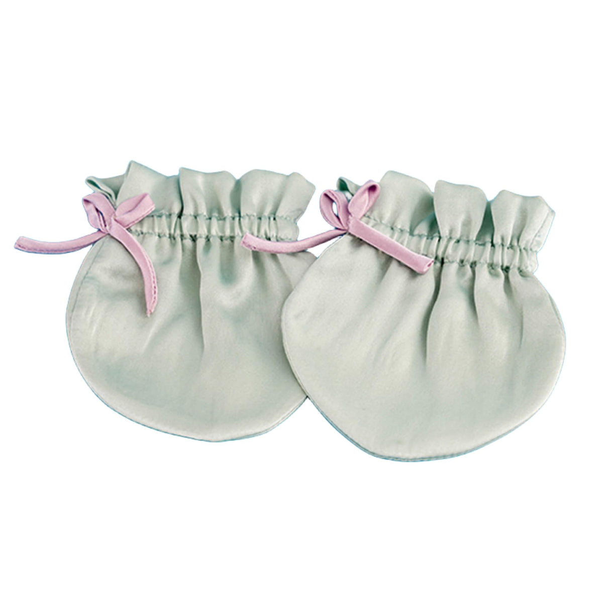 22 Momme Mulberry Silk Baby Mittens, Made in USA, Newborn no Scratch Gloves for Baby Boys Girls, Organic Silk Eczema Mittens