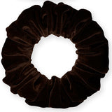 Velvet Scrunchies Jumbo Size Plush Big Ponytail Holders Thick Braided Locked Hair Big Made in the USA Green Pine
