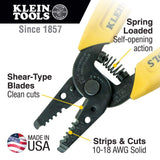 Klein Tools 80080 Hand Tool Kit includes 2 Screwdrivers, Made in USA, 3 Pliers, Wire Stripper and Cutter, for Electricians, 6-Piece