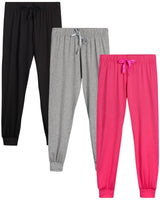 Sweet Hearts Girls' Sweatpants - Super Soft Athletic Performance Joggers: Made in USA (3 Pack)