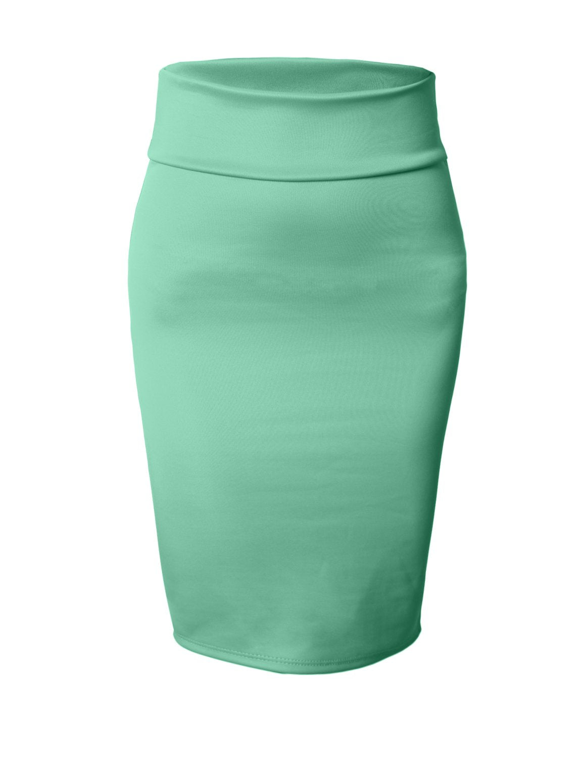 J. LOVNY Women's Stretch Bodycon Midi Pencil Skirt Made in USA S-3XL