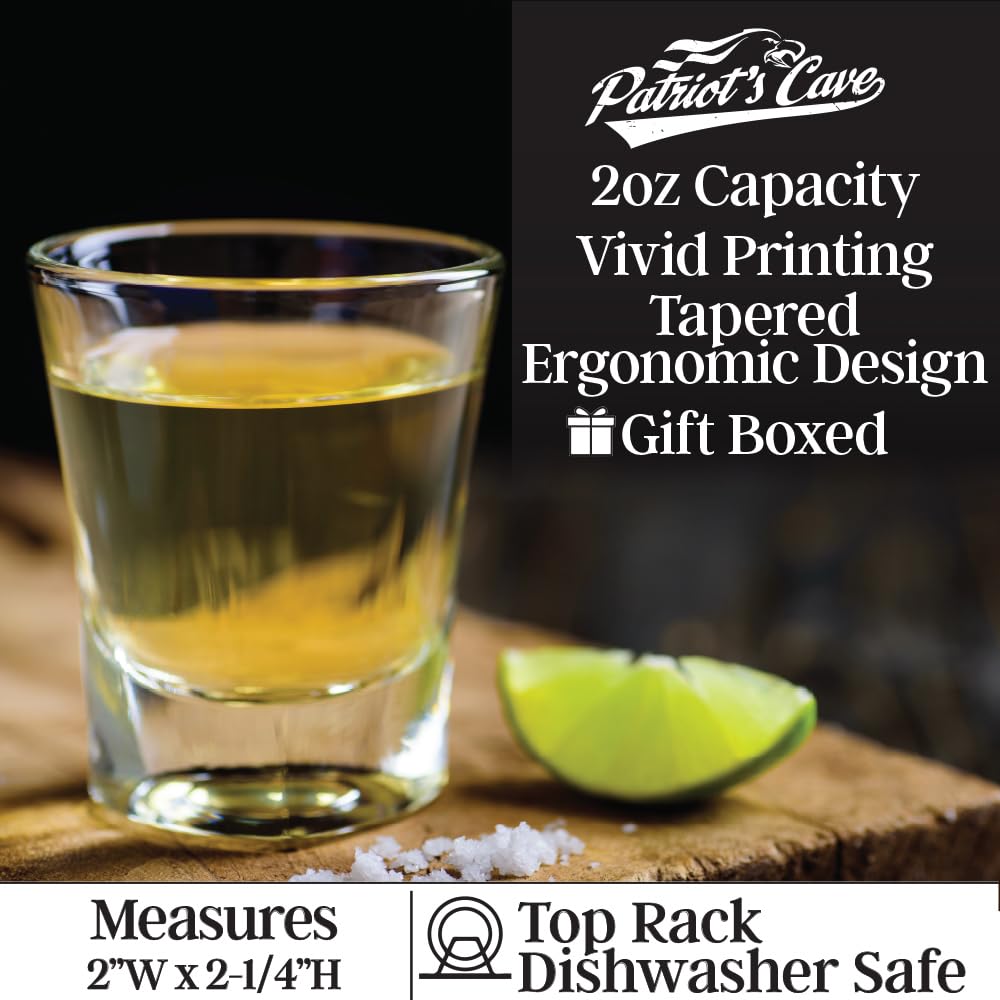 Funny Novelty Glass for Dad - Donald Trump Father's Day Beer, Whiskey, or Can Glass Gift, Funny Father’s Day Gift for Husband, Father, or Stepfather - Trump Stuff Maga Merch (101-15193-D, PINT)