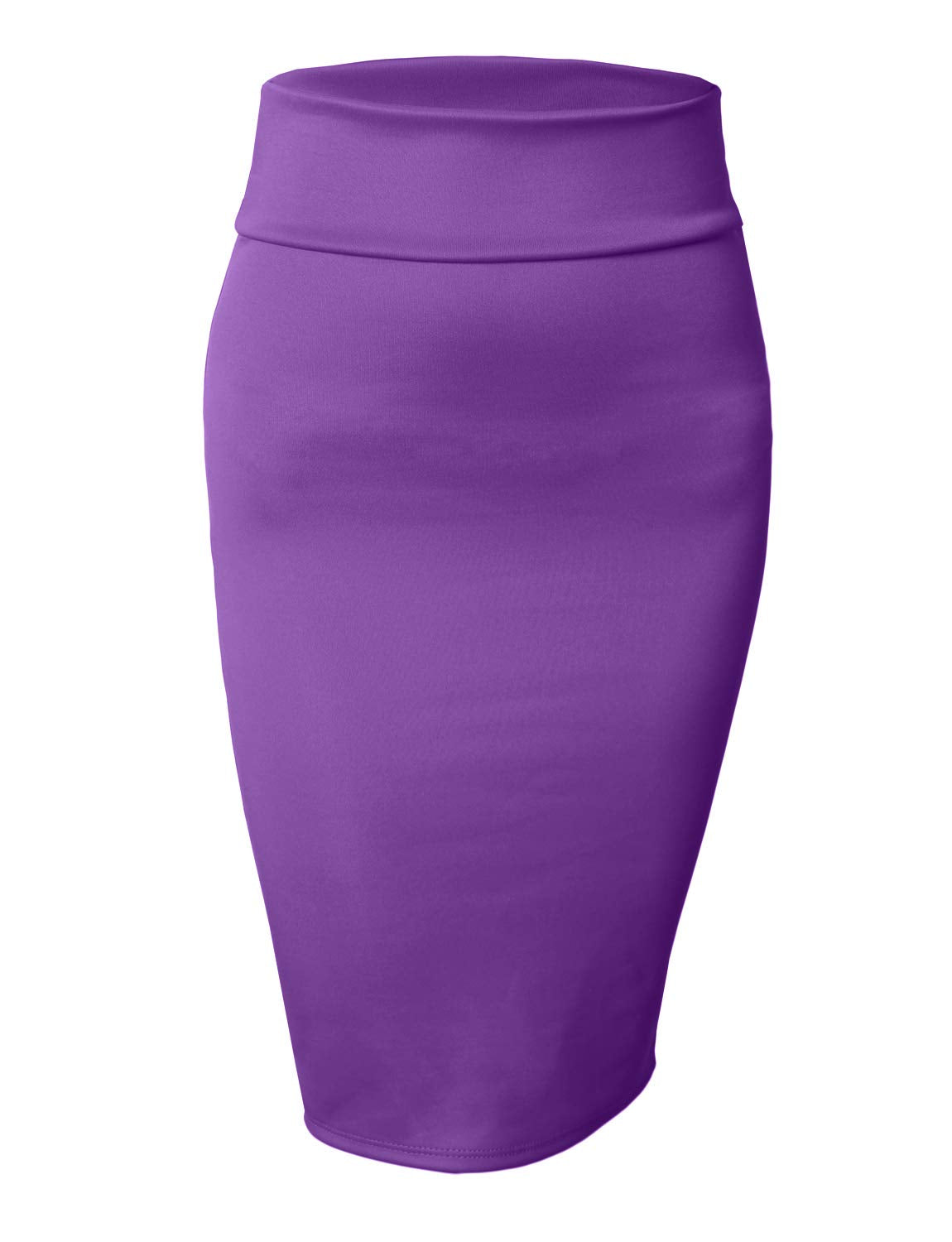 J. LOVNY Women's Stretch Bodycon Midi Pencil Skirt Made in USA S-3XL