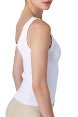 NIKIBIKI Women Seamless Reversible Ribbed Tank Top, Made in U.S.A, One Size