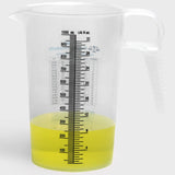 One Gallon 128oz Measure Pitcher - Convenient Conversion Chart - Strong Food Grade - Great for Lawn, Chemicals Pool, Ag, Lye, Home Hobbies, Motor Oil, Fluids - Turnah Precision Products, Made in USA