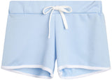 Sweet Hearts Girls' Active Shorts - 4 Pack French Terry Athletic Gym Dolphin Shorts: Made in USA (7-16)