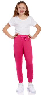 Sweet Hearts Girls' Sweatpants - Super Soft Athletic Performance Joggers: Made in USA (3 Pack)