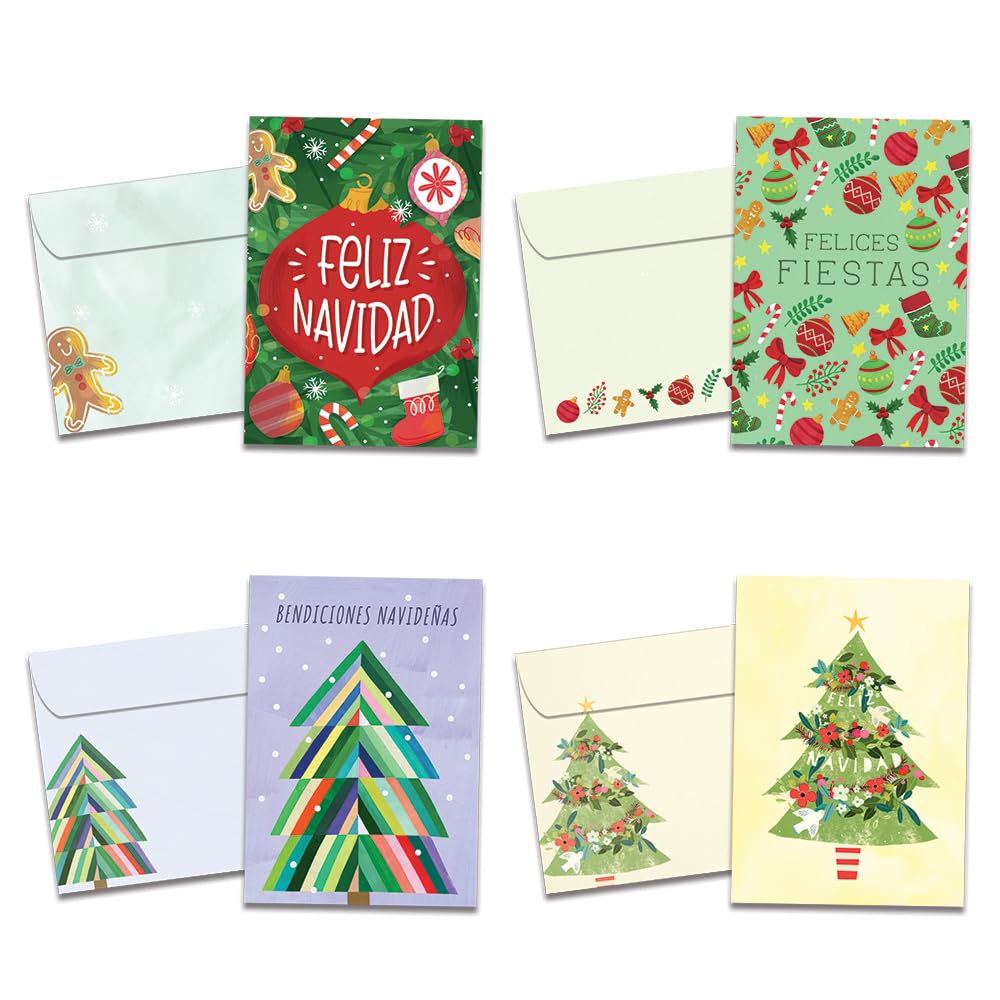 Tree-Free Greetings - Christmas Greeting Cards - Artful Designs - 16 Assortment Cards + Matching Envelopes - Made in USA - 100% Recycled Paper - 5"x7" - Christmas Critters (GP54096)