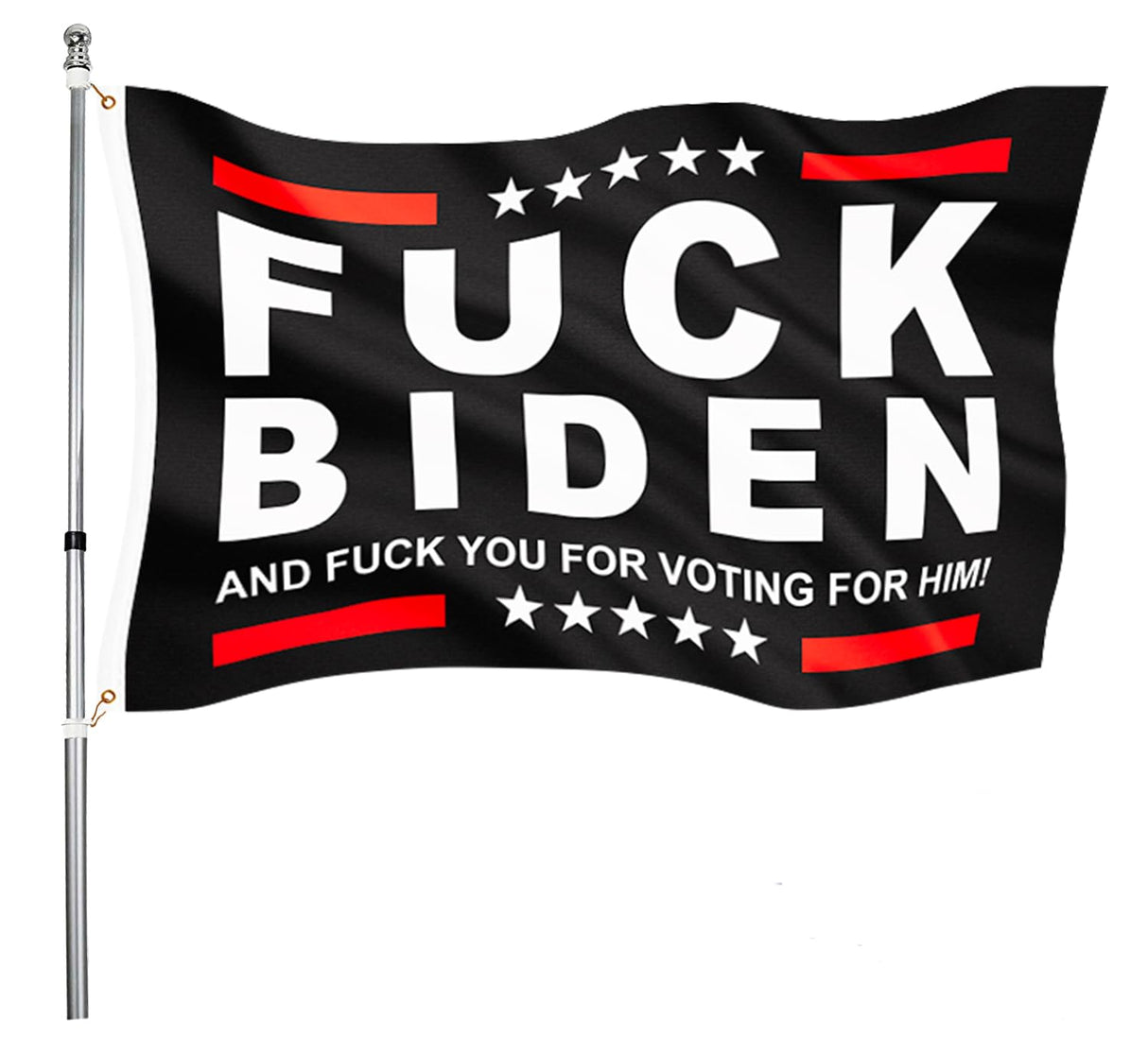Annaflag Made In USA Trump 2024 Flag 3x5 Feet, Re-Elect The Rules Have Changed Flags, Durable Polyester with Two Brass Grommets Double Stitching Patriotic Outdoor Indoor Decoration Banner