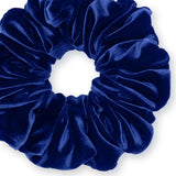 Velvet Scrunchies King Size Leopard XXL Plush Ponytail Holders Oversized Big Made in the USA