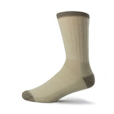 Merino Wool Crew Hiking Sock - Moisture Wicking Sock - Cushioned Sock