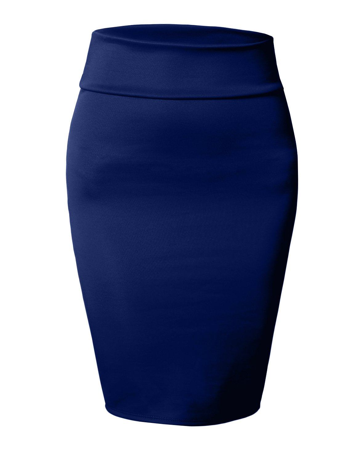 J. LOVNY Women's Stretch Bodycon Midi Pencil Skirt Made in USA S-3XL