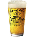 Liberal Tears Melted Snowflake Label Beer Glass | Republican Distillery Est. 1776 | Conservative Gifts For Men | Retirement Gifts for Old Men | Liberal Tears Pint Glass (16 oz)