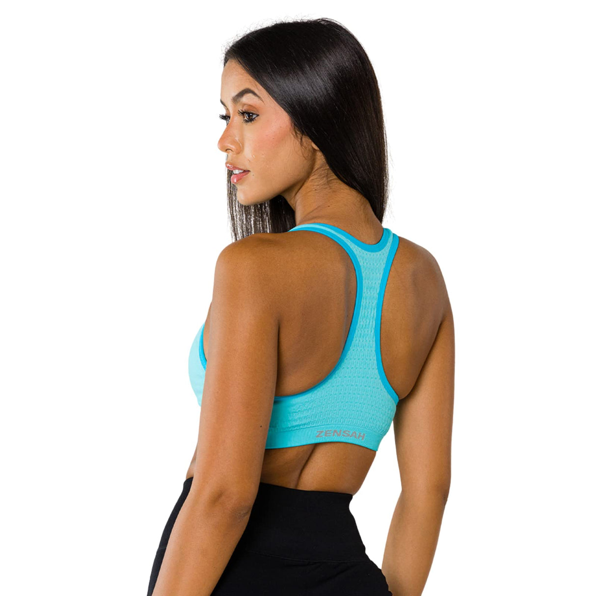 Zensah Seamless Sports Bra - Best Sports Bra for Running, Made in USA