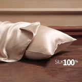 Pink Silk Pillow Cases with Zipper Made in USA, 100% 22 Momme Mulberry Silk Pillowcase for Hair and Skin, Acne Free, Anti Aging, Anti Wrinkle, Hypoallergenic (Pink, Standard)
