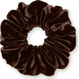 Velvet Scrunchies King Size Leopard XXL Plush Ponytail Holders Oversized Big Made in the USA