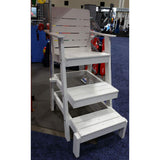 Lifeguard Chair for Pool, Lake and Beach (40") Made in The USA - Durable Recycled Plastic Lumber, Long Service Life, Comfortable with Wide Steps, Stable Platform