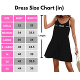 Sweet Hearts Spaghetti Strap Dresses for Women - Casual Sundress Beach Cover Up Tank Dress with Pockets Made in USA