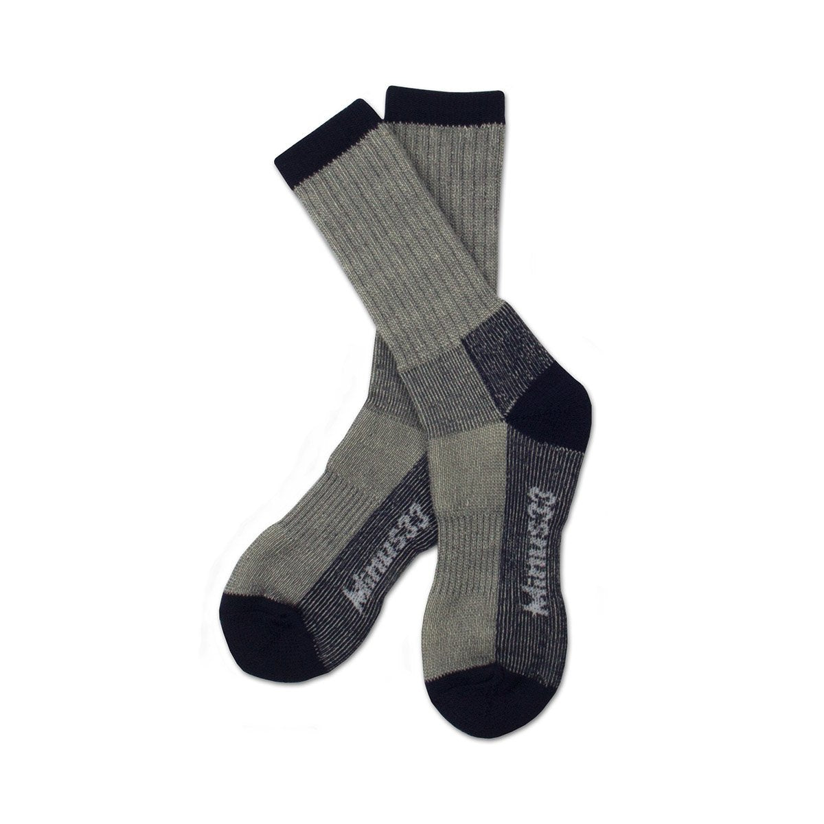 Merino Wool Crew Hiking Sock - Moisture Wicking Sock - Cushioned Sock