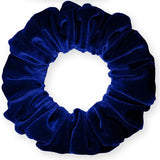 Velvet Scrunchies Jumbo Size Plush Big Ponytail Holders Thick Braided Locked Hair Big Made in the USA Green Pine