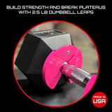 Micro Gainz Dumbbell Fractional 1.25lb Weight Plate, Ideal for Micro Loading, (Choose Color) 2 Piece Fractional Weight Plates, Designed for Dumbbell Training, Made In USA