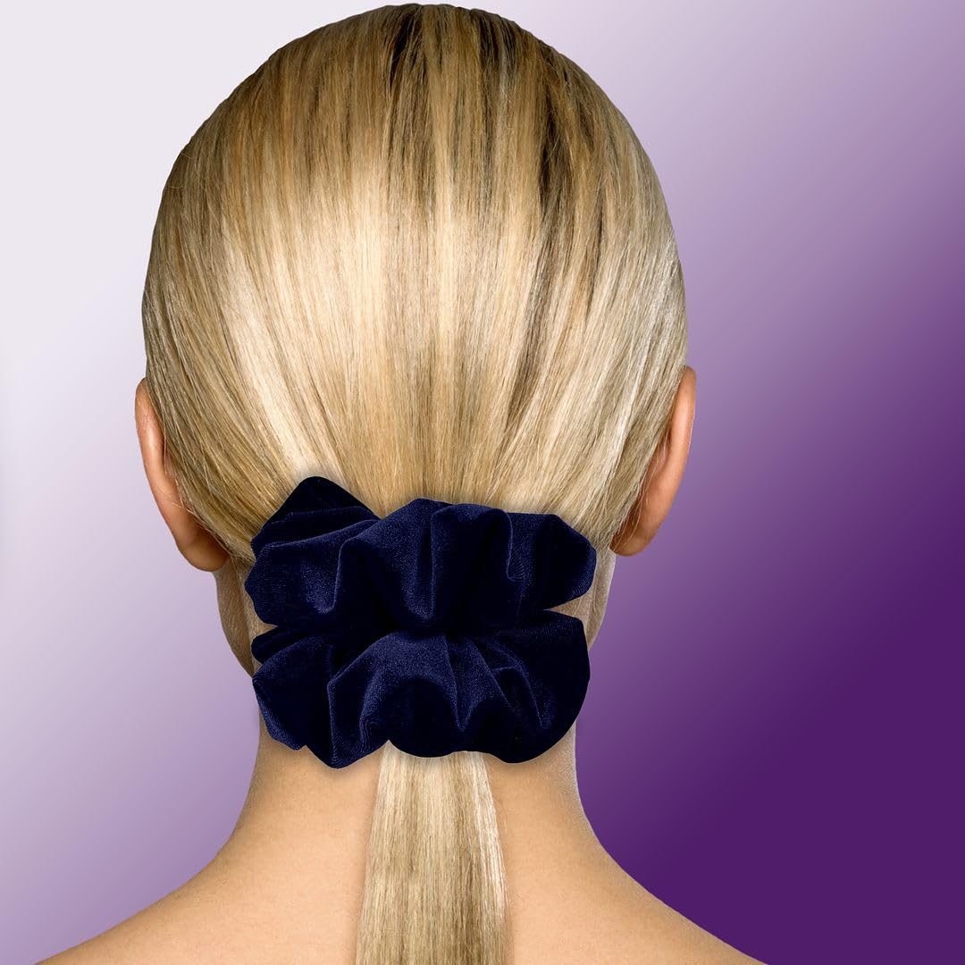 Velvet Scrunchies King Size Leopard XXL Plush Ponytail Holders Oversized Big Made in the USA