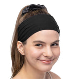 Women's Cotton Headbands Sweatbands 3" Wide Sports Fitness Yoga Fashion Made in USA