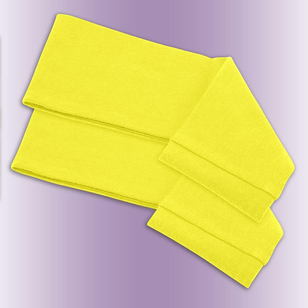 Men's Cotton Headbands Sweatbands 3" Wide Sports Fitness Yoga Fashion Made in USA
