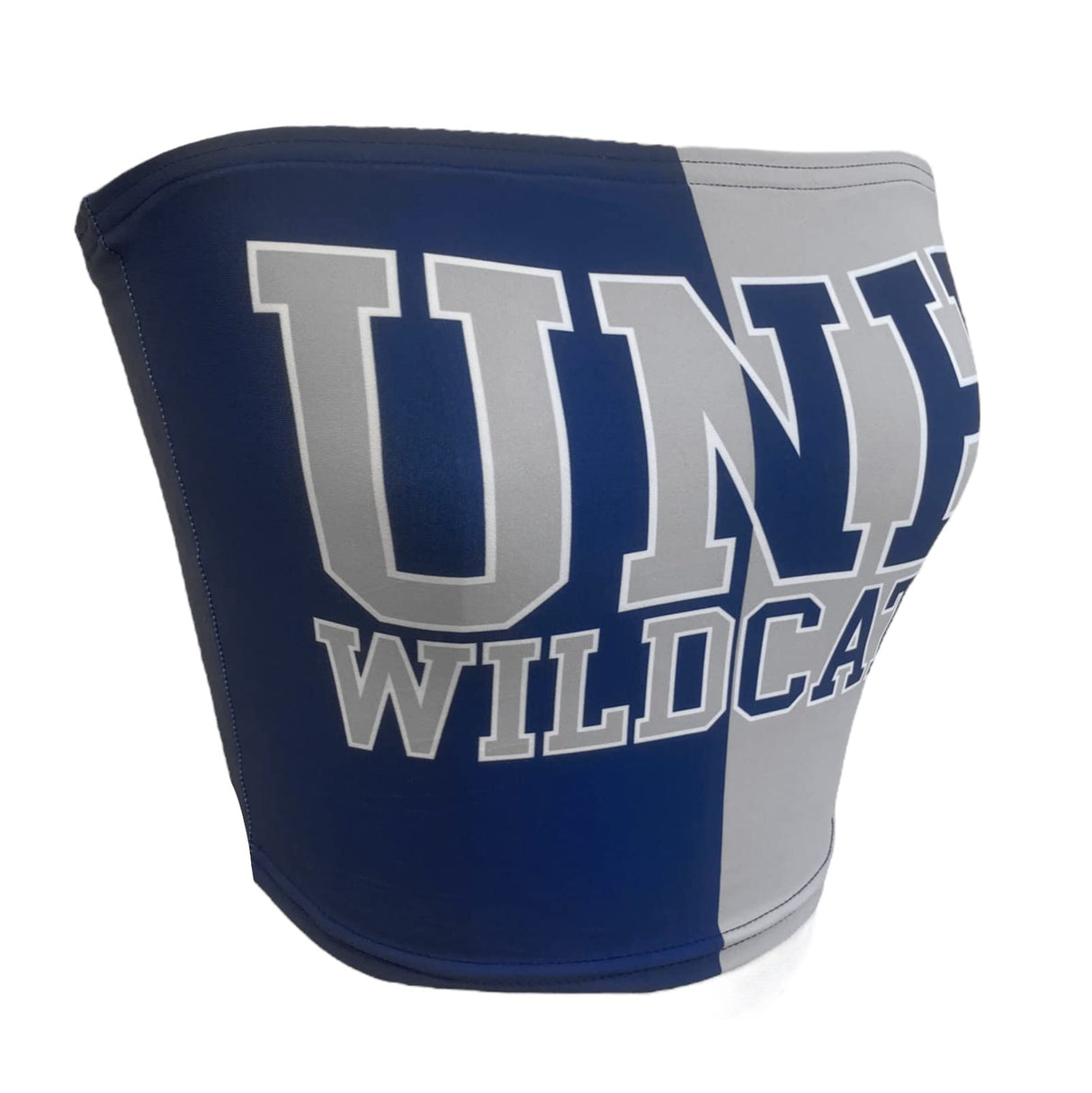 Lojobands Women's Tailgate Outfit College Two Tone Color Block Tube Top Made in USA One Size Fits Most