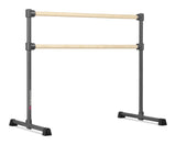 VITA Barre Portable Freestanding Double Ballet Barre, Extreme, Wood | Fixed Height, Made in USA, Home or Gym Exercise Equipment for Kids & Adults | Dance, Fitness, Pilates