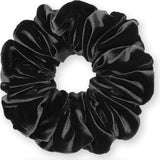 Velvet Scrunchies King Size Leopard XXL Plush Ponytail Holders Oversized Big Made in the USA