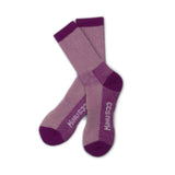 Merino Wool Crew Hiking Sock - Moisture Wicking Sock - Cushioned Sock