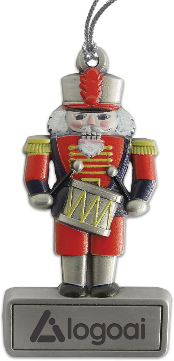 Indiana Metal Craft Pewter Ornament - Beautiful Gallery Print Nutcracker Engraving - Made in USA