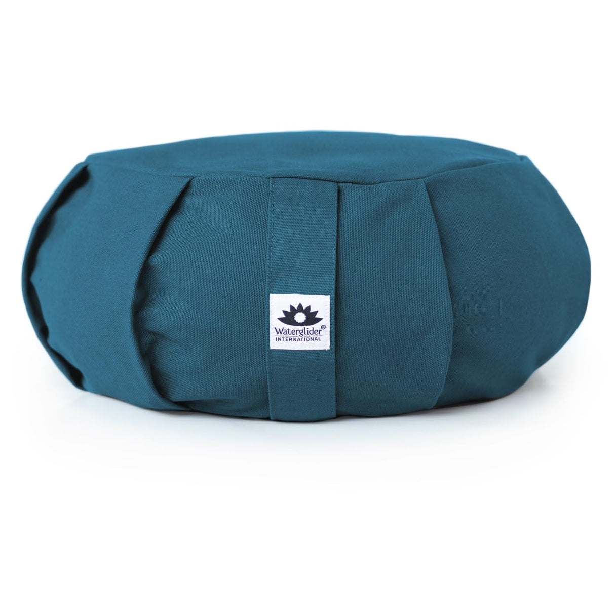 Meditation Cushion, Round, Buckwheat Husk Filled, Floor Pillow or Cushions, Yoga Seat, Zafu, Made in the USA